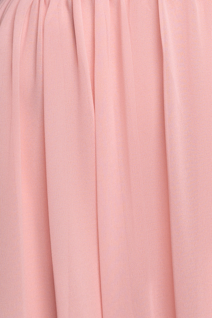Bridesmaids Chiffon Maxi Dress - Blush DR3777
