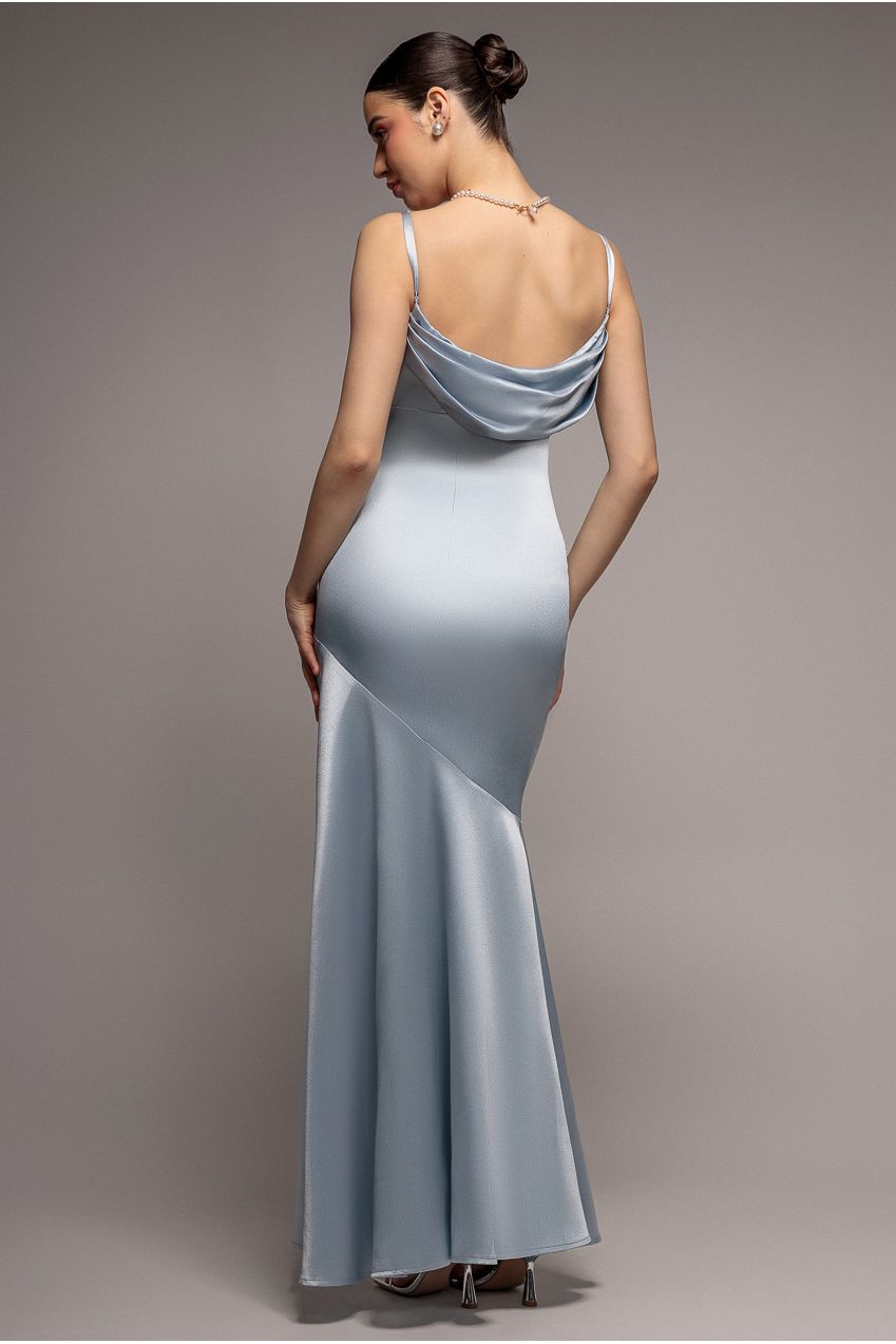 bridesmaid dresses in yellow Bridget Slinky Cowl Back Top - Dusty Lilac