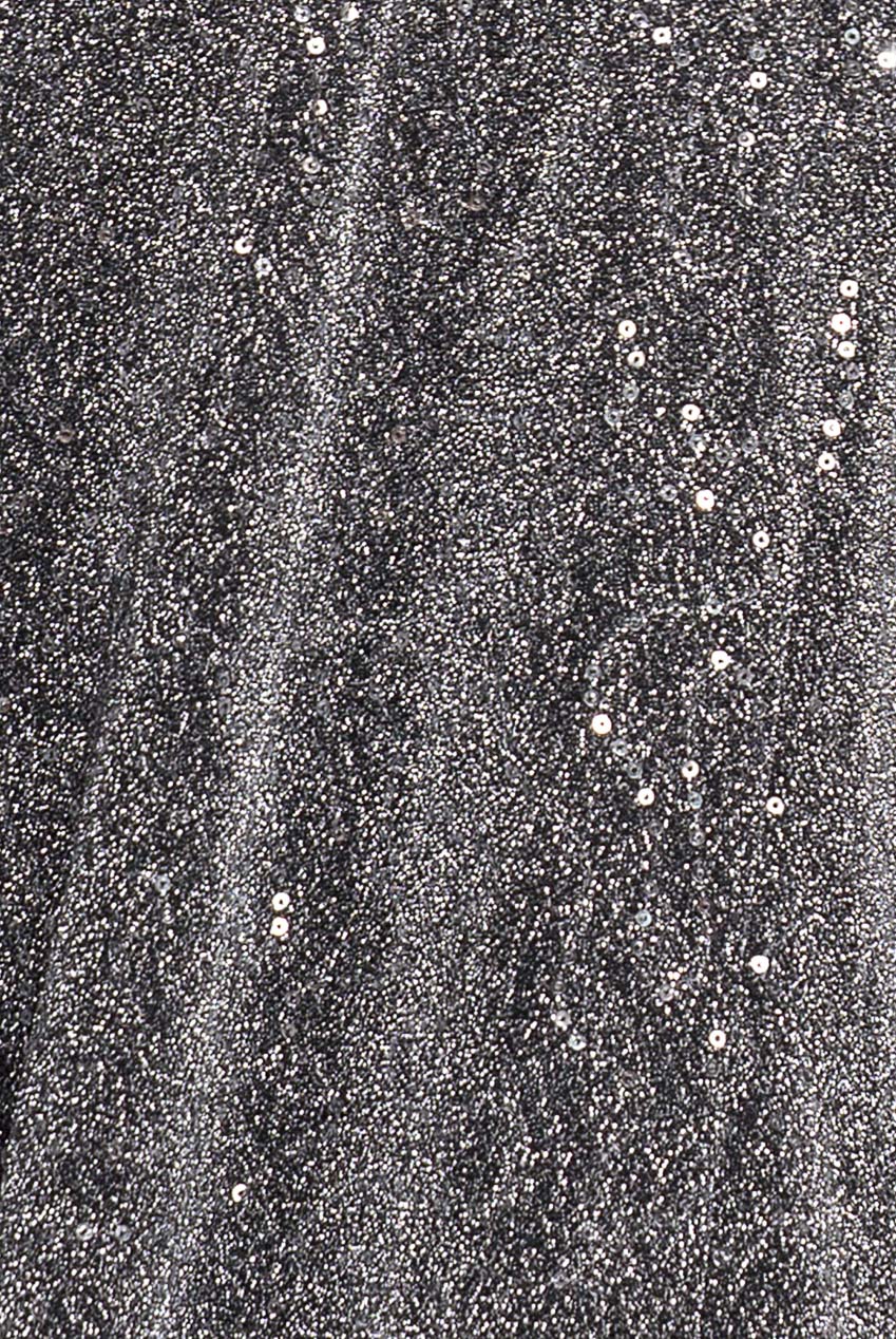 Wrap Glitter Lurex Sleeveless Maxi Dress - Silver DR3999QZ