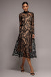 Lace Multiway Midi With Flared Skirt - Black by Goddiva