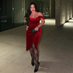 goddiva draped shoulder velvet corset midi dress reviews Goddiva Draped shoulder velvet corset midi dress in wine