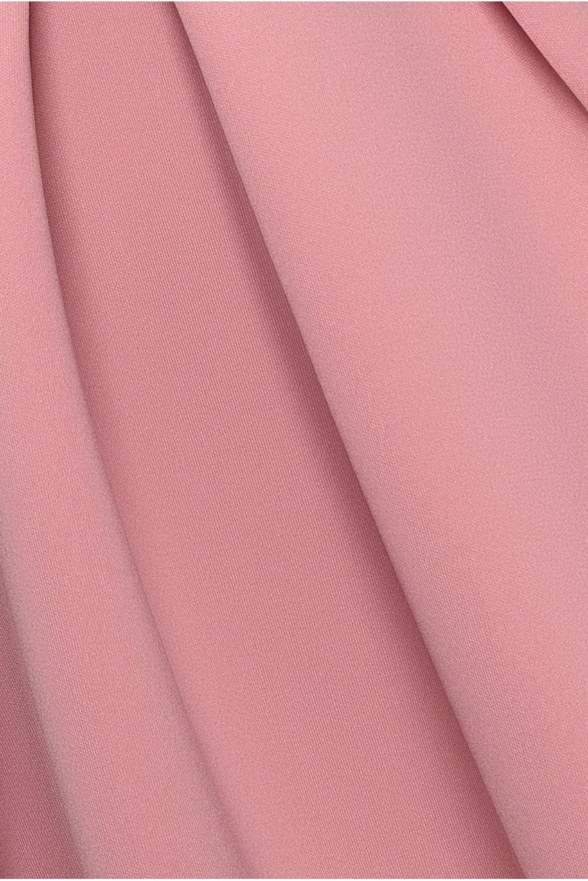 Scuba Foam Skater Midi Dress - Blush Pink DR4133