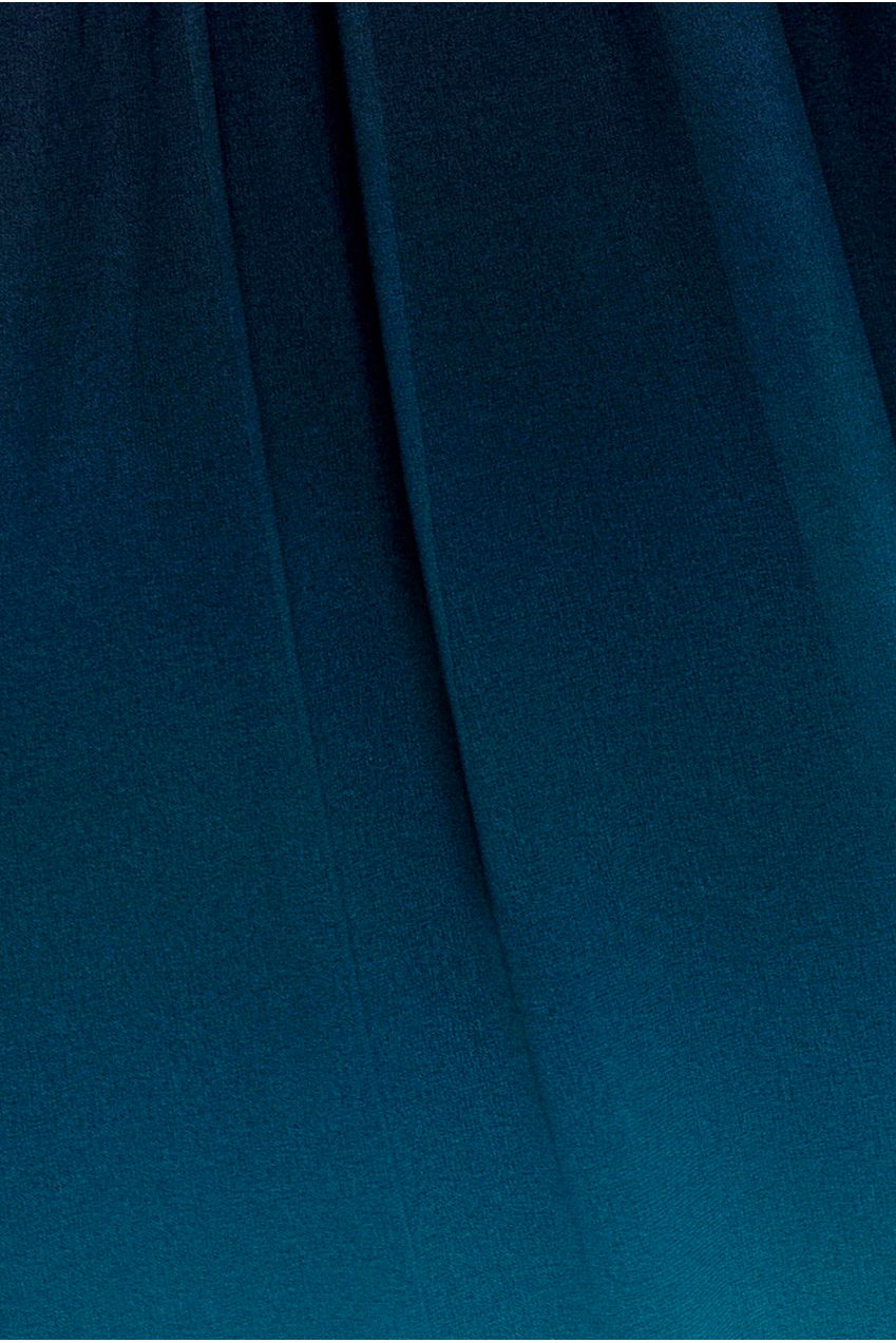 Ombre Chiffon Bardot Frill A-line Maxi Dress - Navy Ombre DR4238