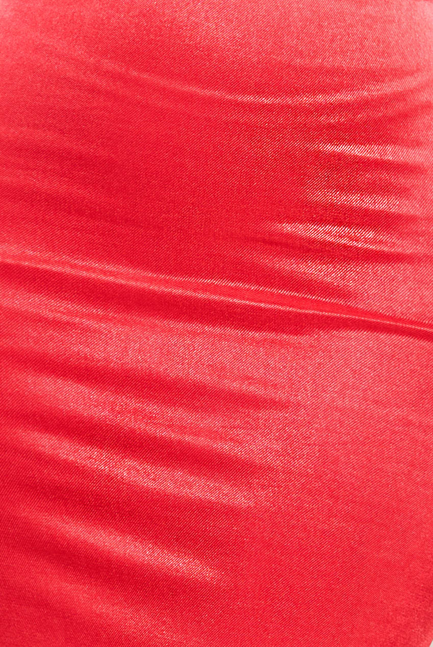 Halter Cowl Neck Back Maxi Dress - Red DR4387