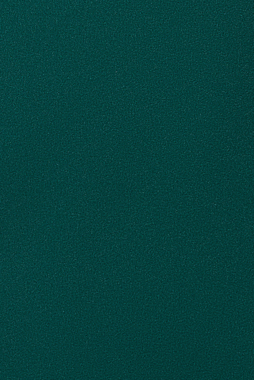 Diamante Brooch Thigh Split Mermaid Maxi Dress - Emerald DR4433