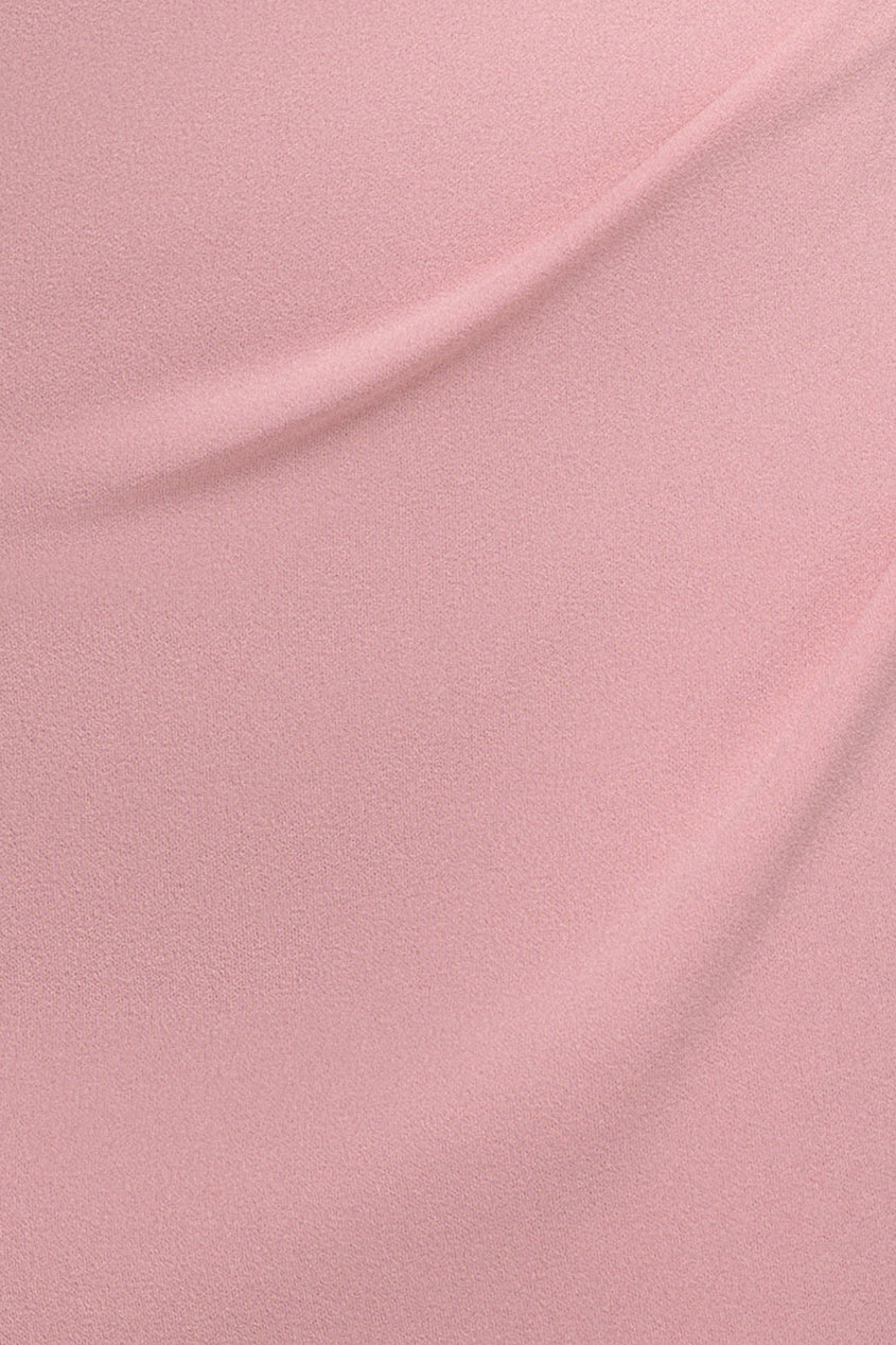 Off The Shoulder Draped Sleeve Maxi Dress With Diamante Neckline - Blush Pink DR4588