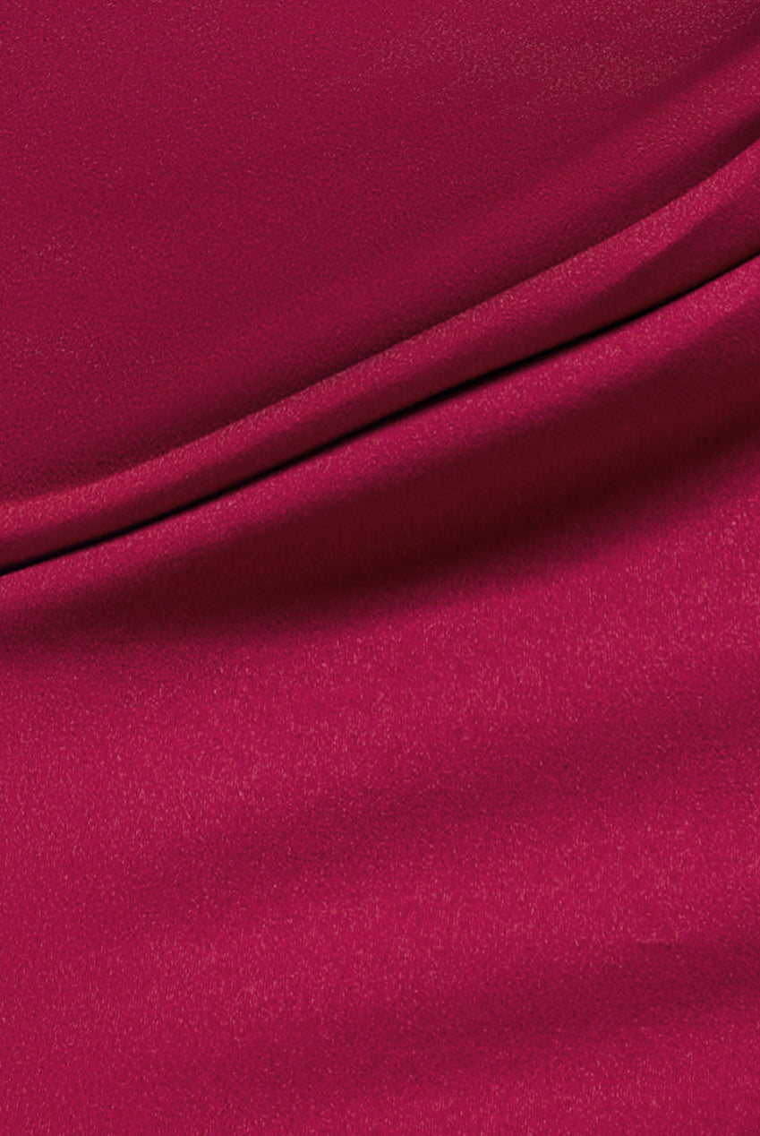 Off The Shoulder 3D Puffed Sleeve Sweetheart Maxi Dress - Burgundy DR4637M