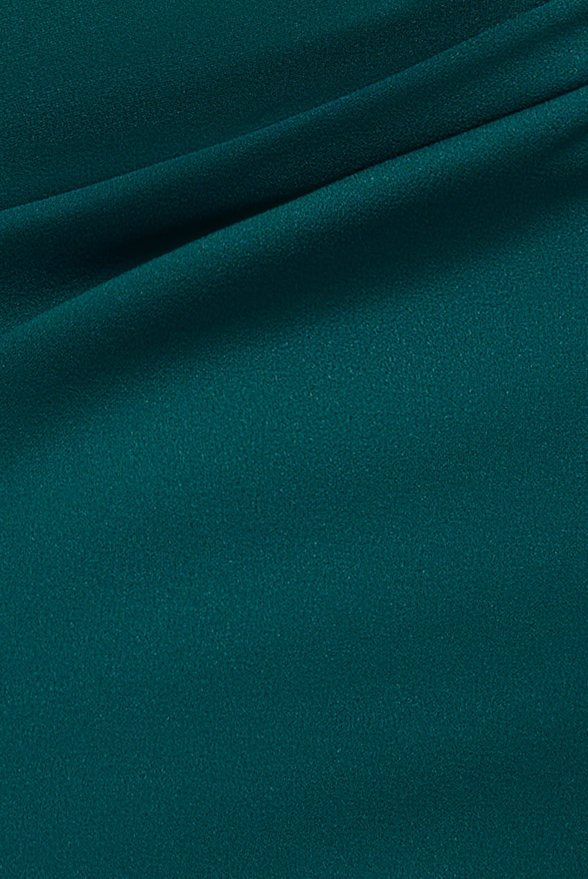 Off The Shoulder 3D Puffed Sleeve Sweetheart Maxi Dress - Emerald Green DR4637