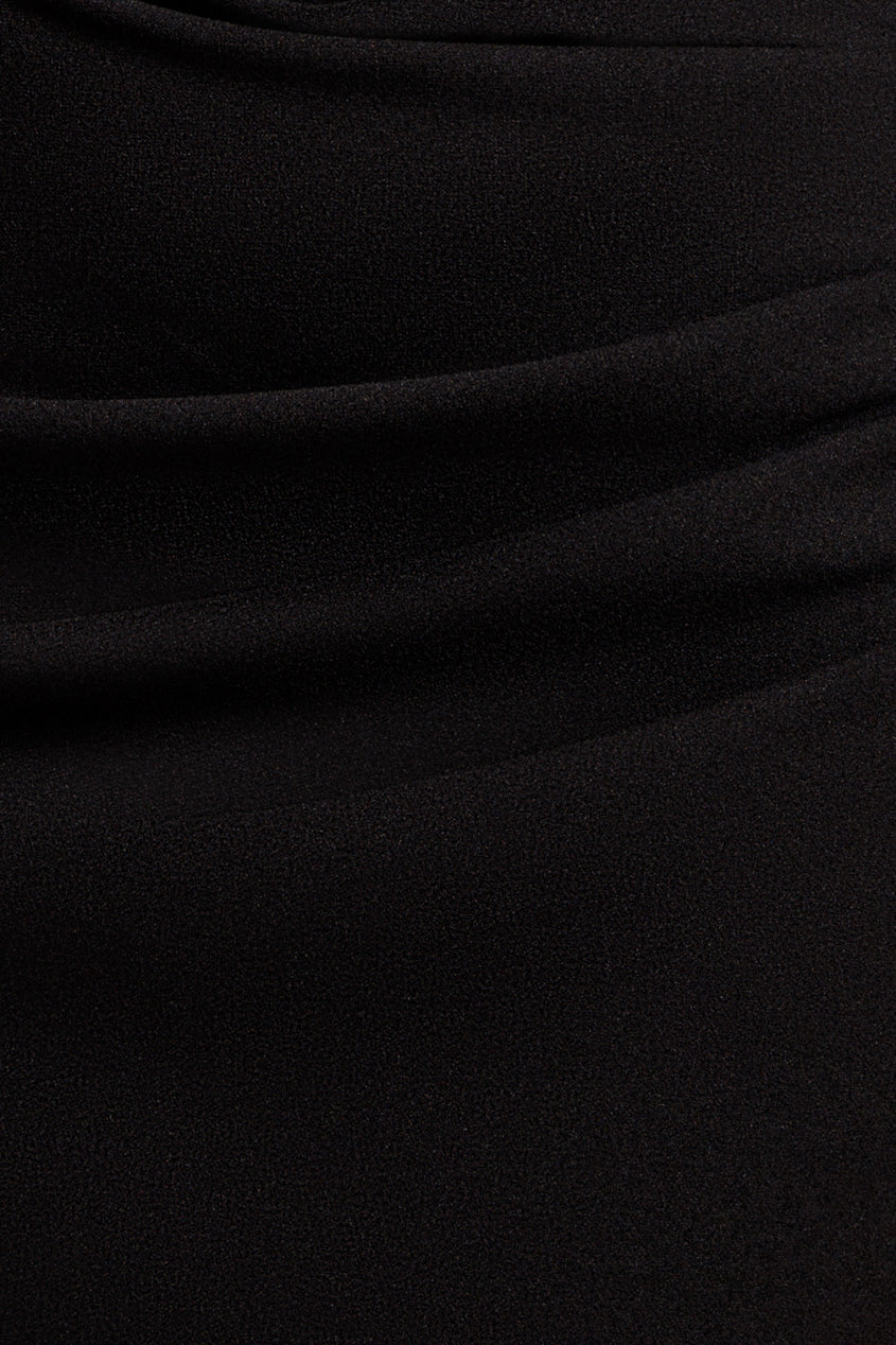 Diamante Heart Trim Evening Maxi Dress - Black DR4674