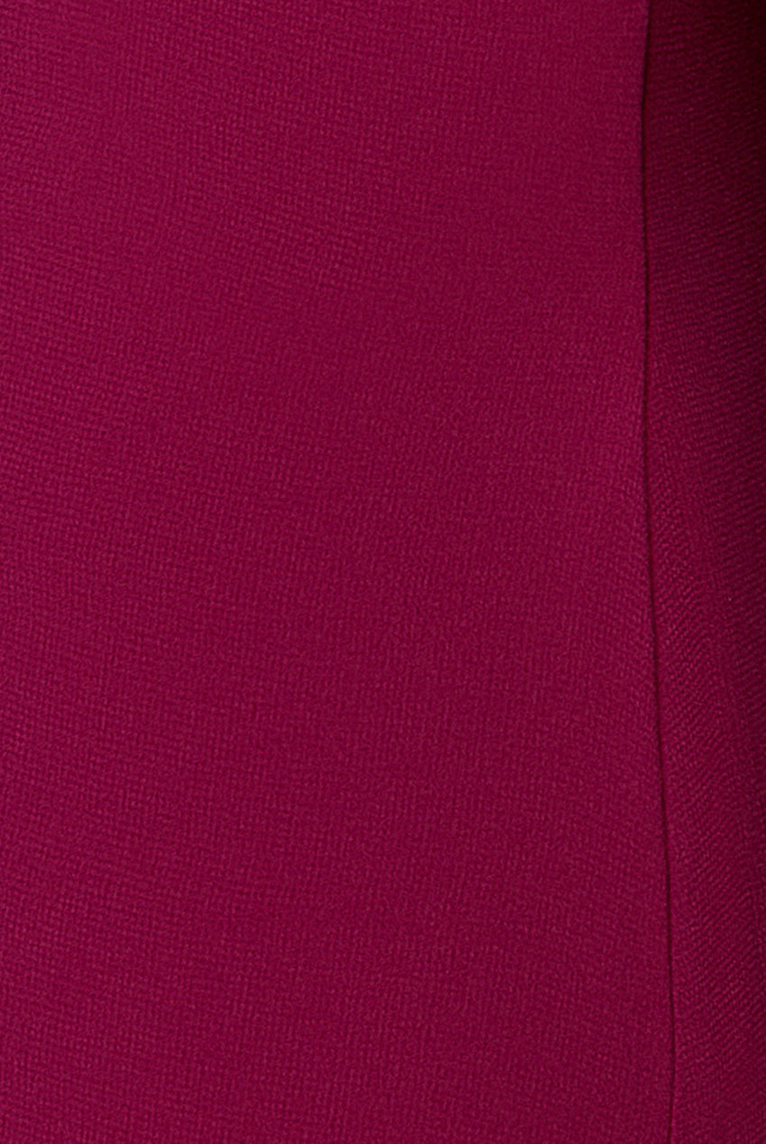 Cross Front Scarf Back Chiffon Mermaid Maxi Dress - Magenta DR4831