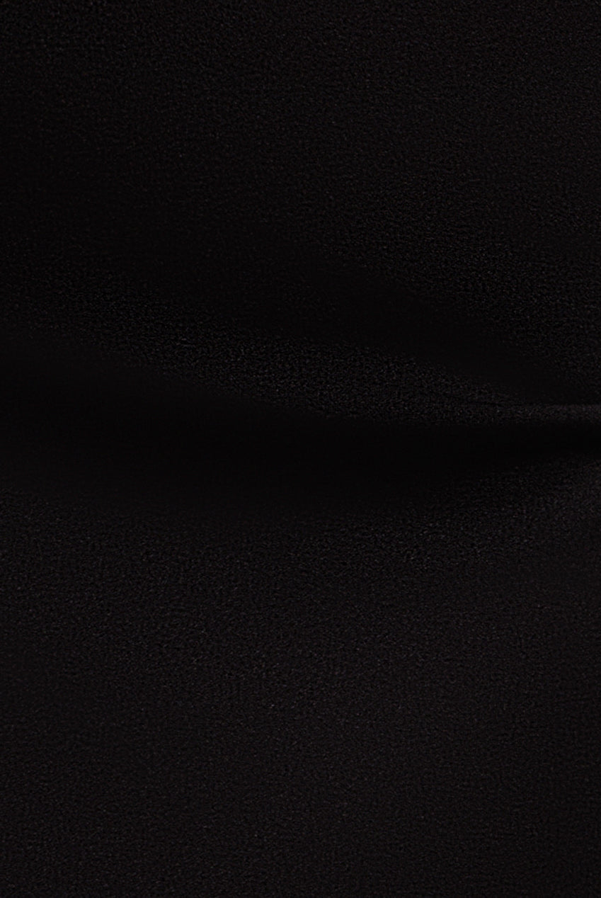 Scuba Off The Shoulder Velvet Bow Maxi Dress - Black DR4864