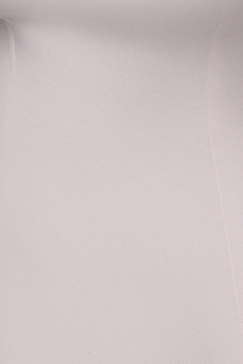 Scuba & Polka Mesh Bella Bow Multiway A-Line Midi Dress - White DR4877