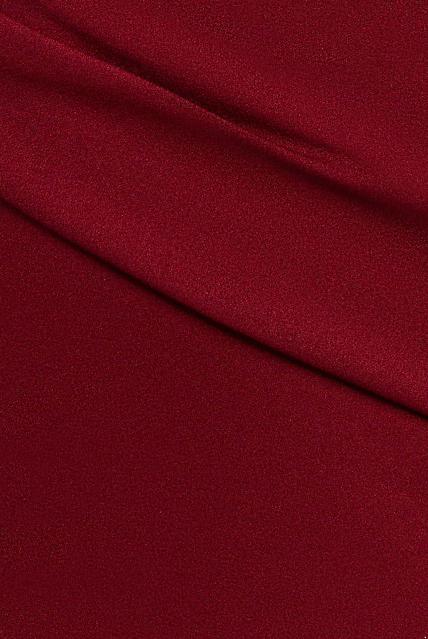 Bardot Scuba Crepe Maxi Dress - Wine DR4882BR