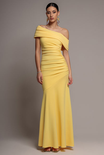next sale evening dresses Navy One Shoulder A-Line Maxi Dress & Reviews - Navy - Dresses main image 0
