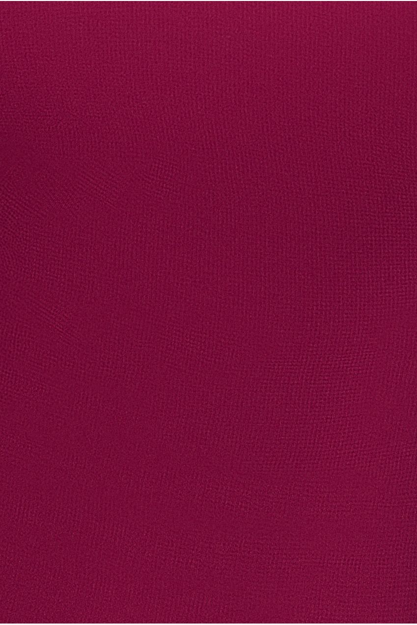 Multiway Cape Chiffon With Embellished Trim Maxi Dress - Magenta DR4924