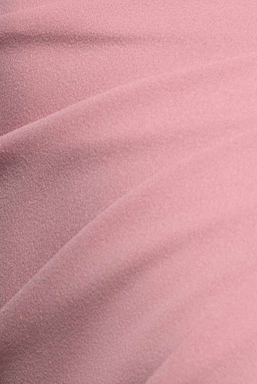 Satin Bow Bardot Sheath Maxi Dress - Blush Pink DR4999