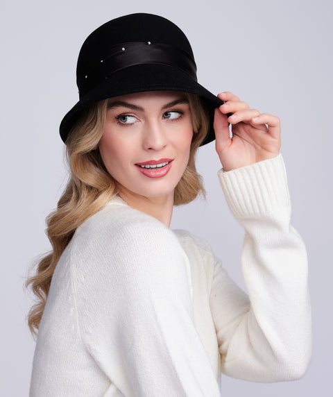 Estelle Hat - Black by Pia Rossini