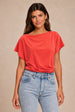 Finley Orange Batwing Top by Honor Gold