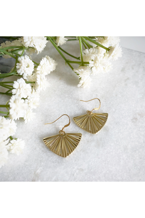 Wisteria London Fan Earrings