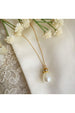 Wisteria London Faux Pearl Teardrop Necklace