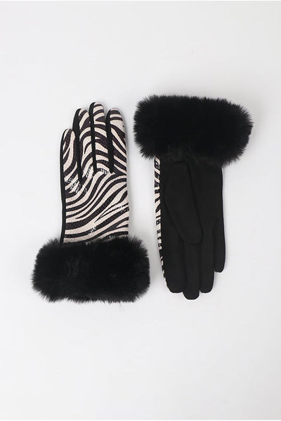 Black White - Finley Glove - BlackWhite by Pia Rossini