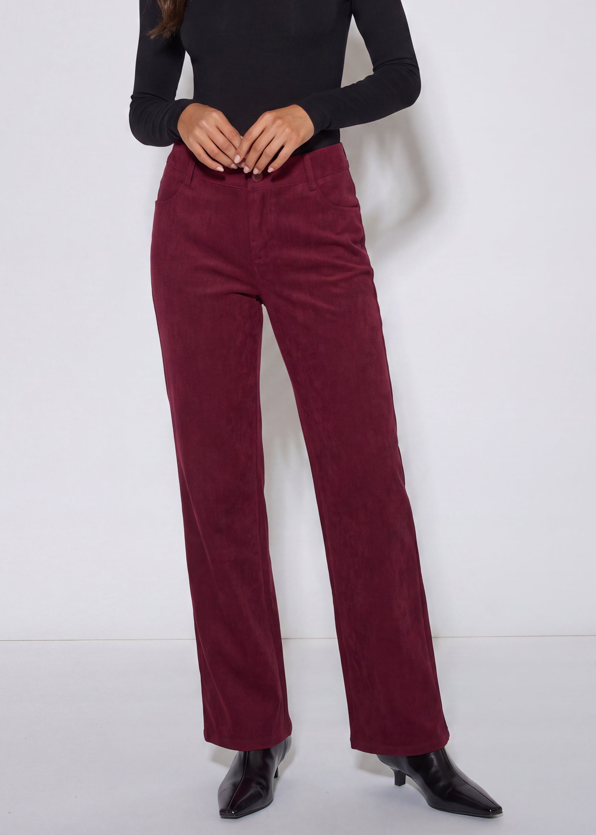 Mulberry Cord Straight Leg Trousers GL2327