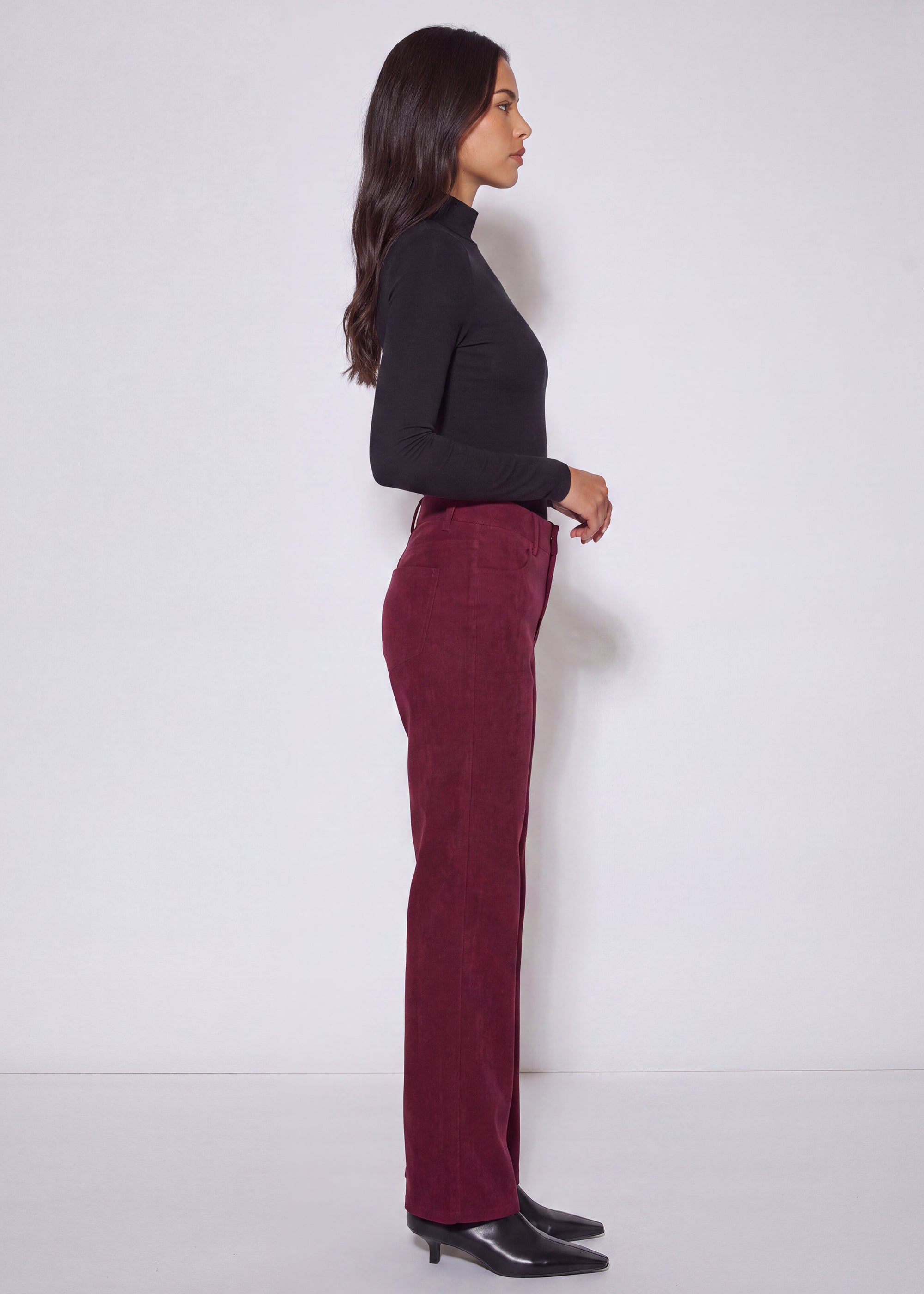 Mulberry Cord Straight Leg Trousers GL2327