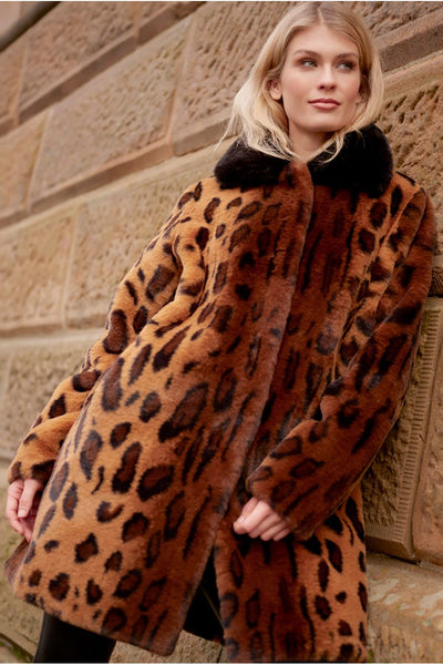 Leopard - Gigi Coat-  Leopard by Pia Rossini
