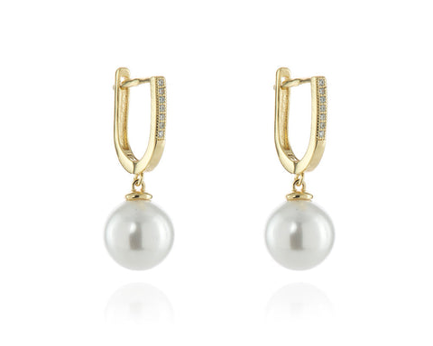 Gina Gold Earrings by Cachet London