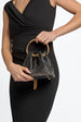 Aftershock London Black Embellished Top Handle Evening Bag