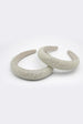 Ivory Pearls And Rhinestone Headband by SVNX
