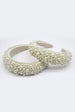 Ivory Mix Pearl Embellished Headband by SVNX