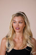 Minimal Pearl Headband In White by SVNX