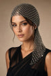 Vintage Rhinestone Net Headwear by SVNX