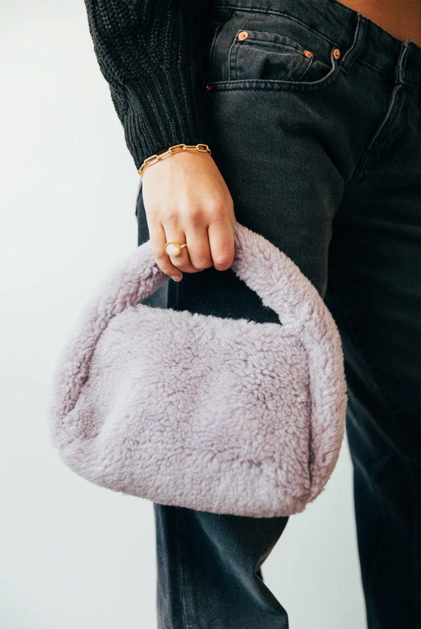 Borg Grab Bag In Purple HB323703