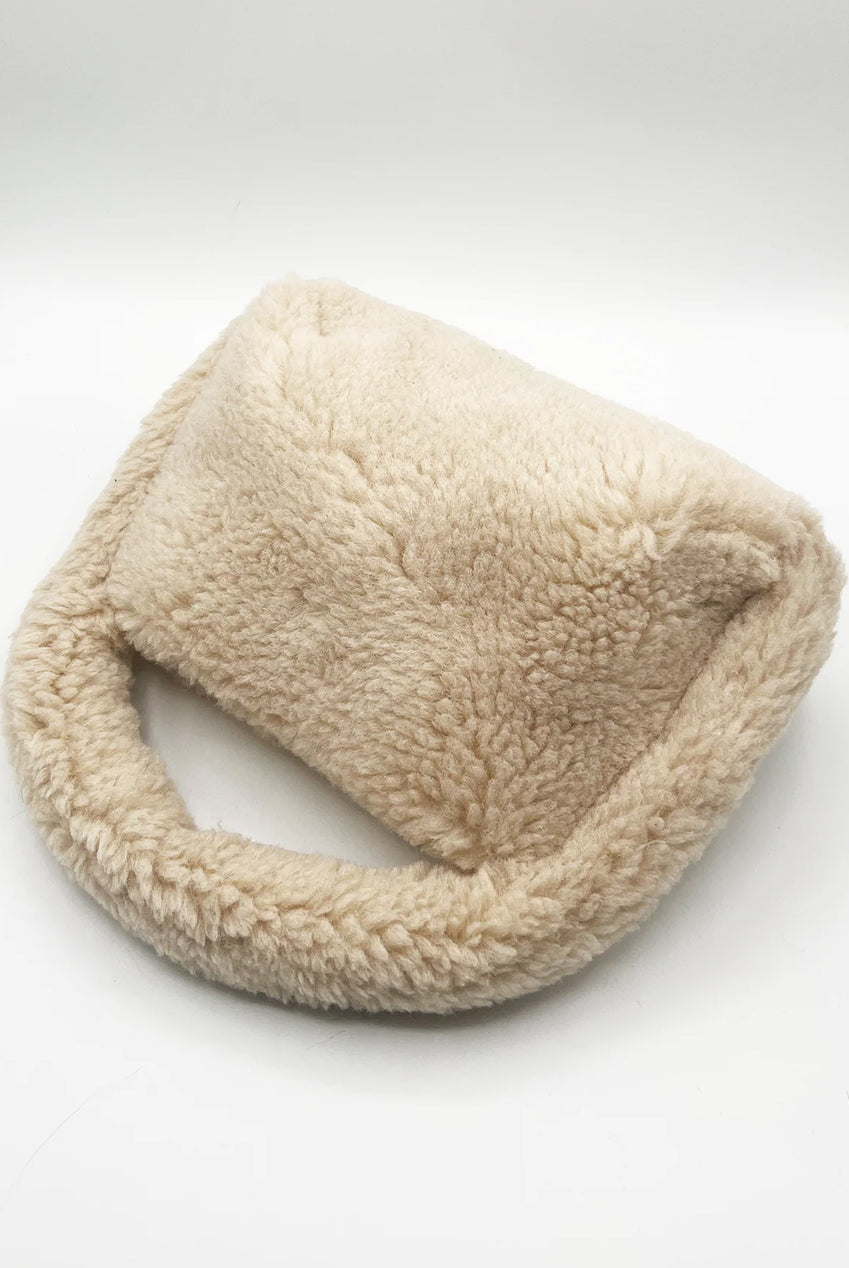 Borg Grab Bag In Cream HB323830