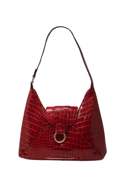 Envelope Hobo Bag In Red by SVNX
