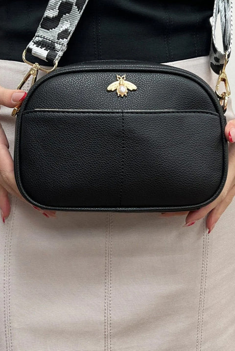 Bee Embellished  Cross Body Bag by SVNX