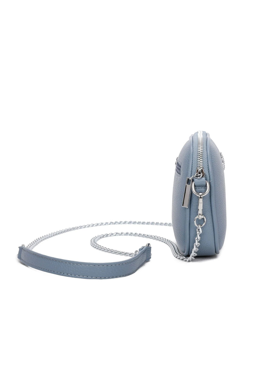 Bee Chain Crossbody Bag In Blue HB344820