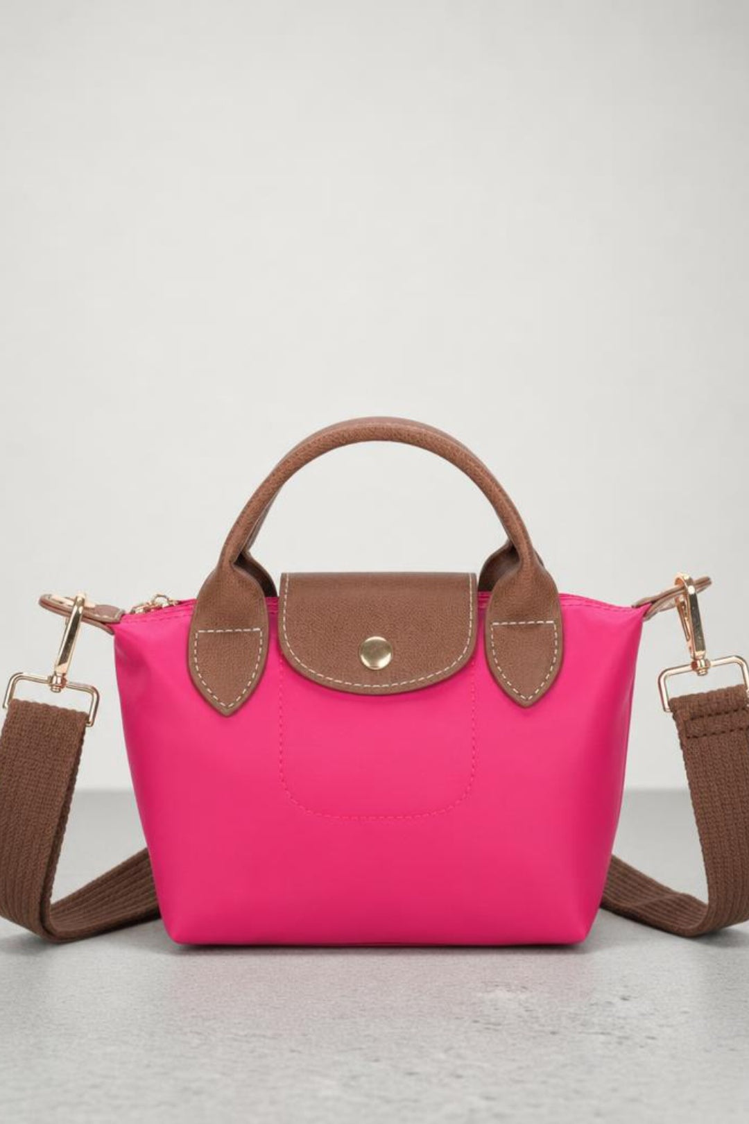 Mini Pouch Crossbody Bag In Hot Pink HB348504