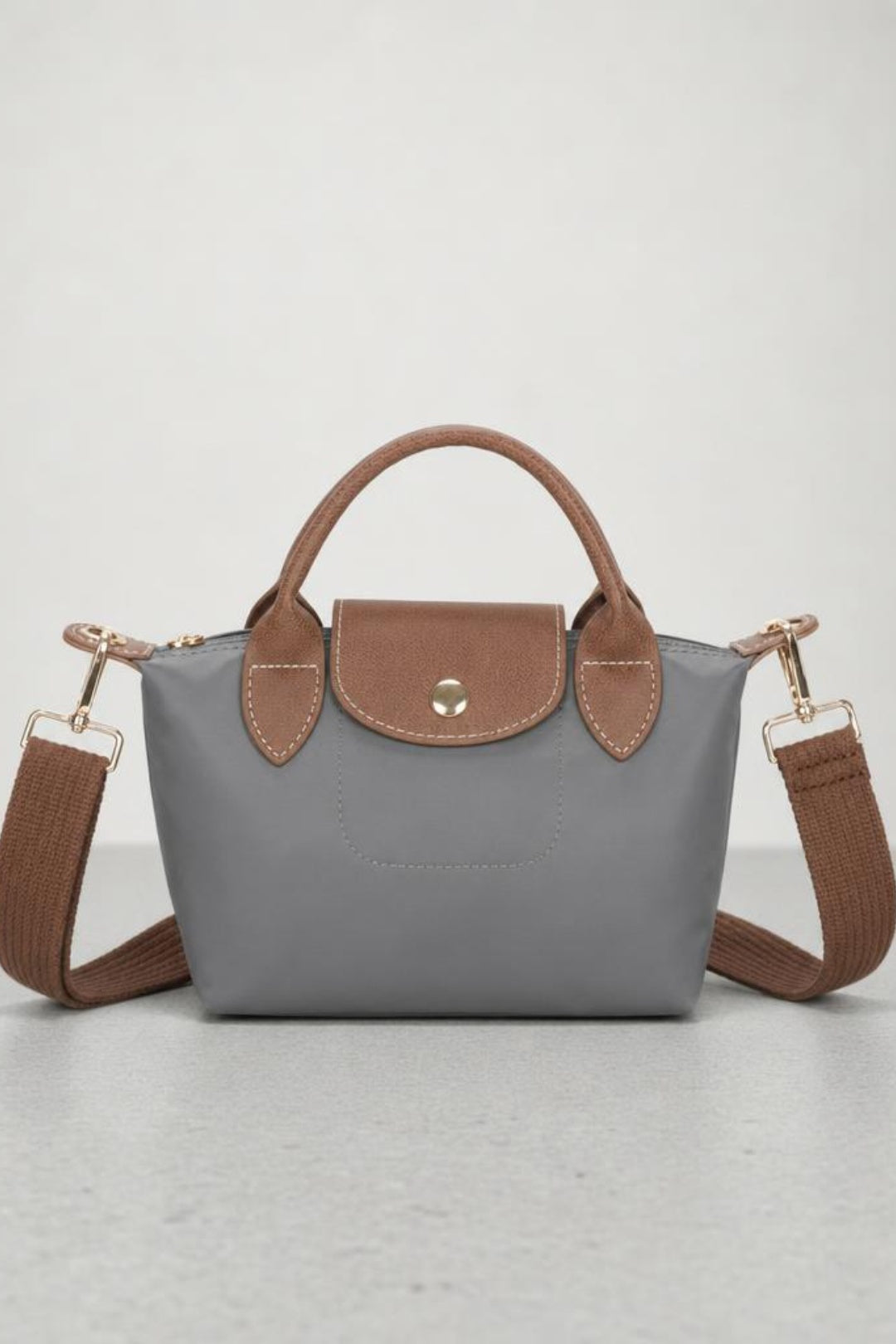 Mini Pouch Crossbody Bag In Grey HB348511