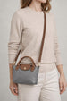 Mini Pouch Crossbody Bag In Grey by SVNX