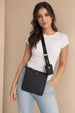 Crossbody Handbag With Detachable Mini Pouch - Black by SVNX