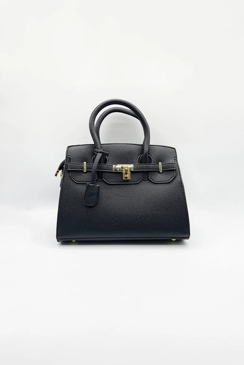 Top Handle Satchel Handbag In Black HB364902
