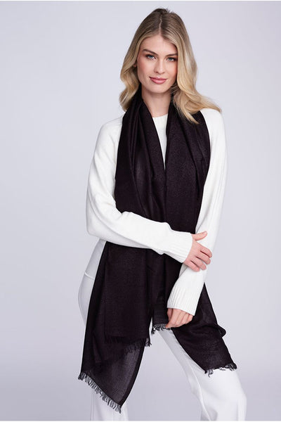 Black - Hallie Scarf - Black by Pia Rossini