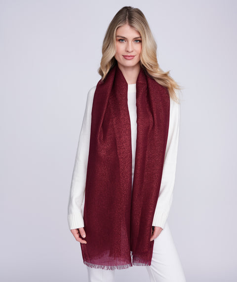 Hallie Scarf - Burgundy by Pia Rossini