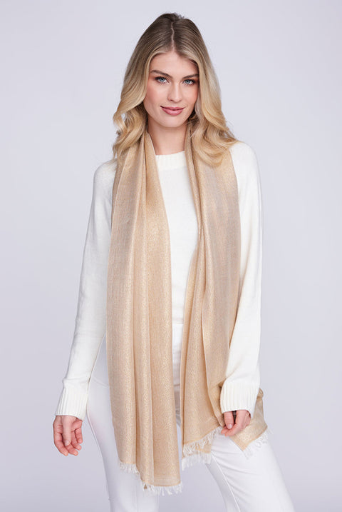 Hallie Scarf - Gold by Pia Rossini