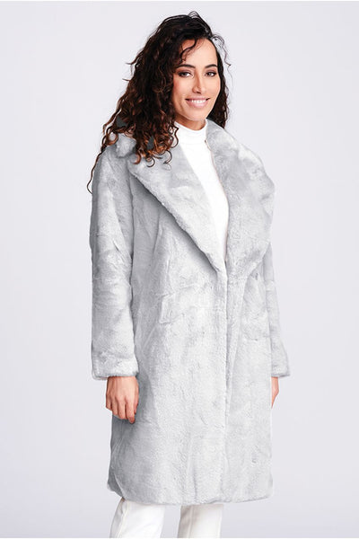 Silver Grey - Hepburn Coat - Silver Grey by Pia Rossini