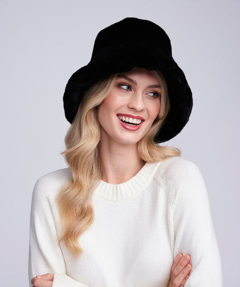 Hepburn Hat - Black by Pia Rossini