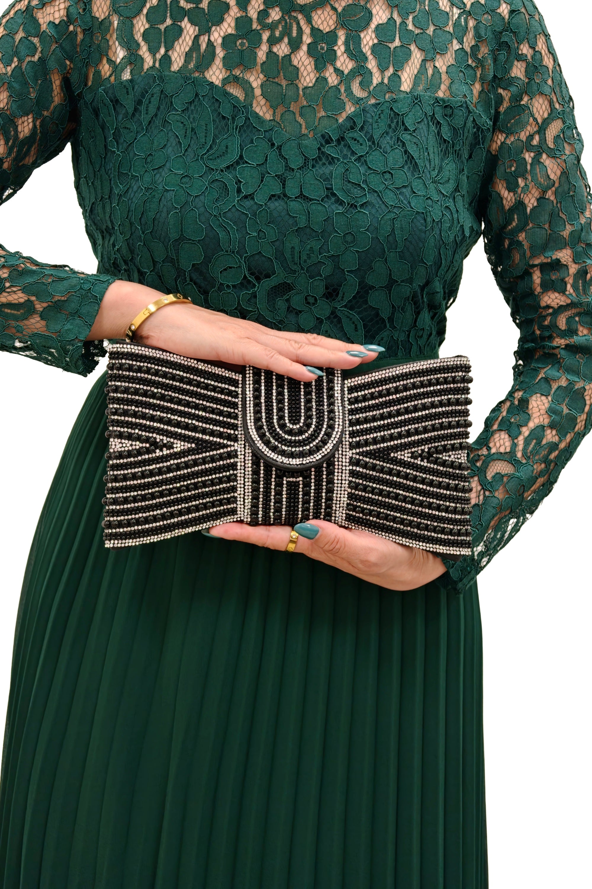 Pearl Bow Clutch Bag AC0000711